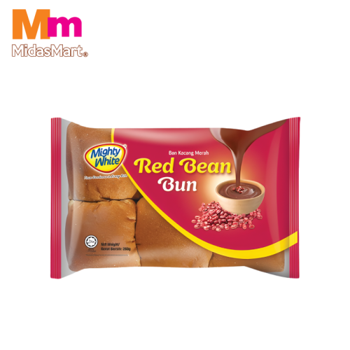 MIGHTY WHITE BUN 6PCS RED BEAN 1X280G