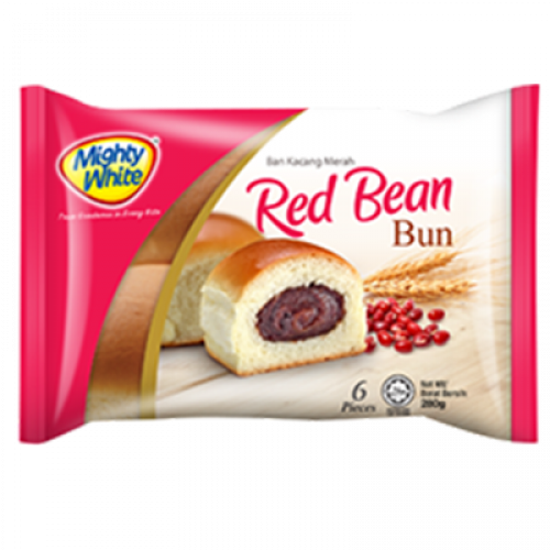 M/WHITE  BUN 6PCS RED BEAN 1 X 280G