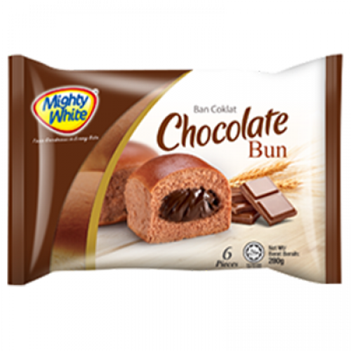 M/WHITE  BUN 6PCS CHOC 1 X 280G