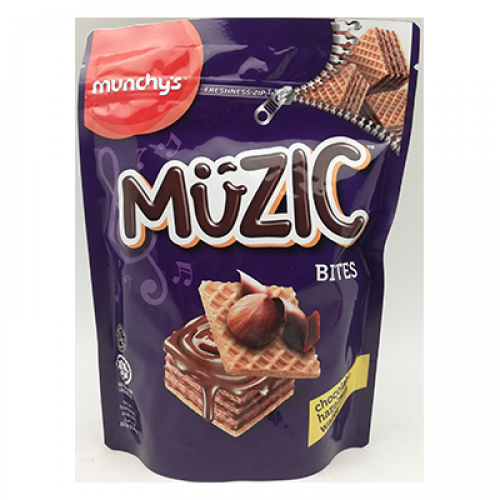 MUZIC WAFER CUBE HAZELNUT 1X180G