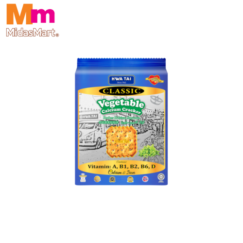 HWA TAI MINI VEGETABLE CALCIUM CRACKERS (300G)