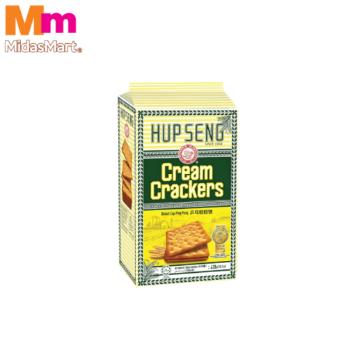 HUP SENG PING PONG BISCUIT CREAM CRACKERS (428G)