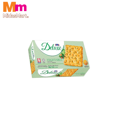 KERK DELUXE CALCIUM VEGETABLE CRACKERS (168G)