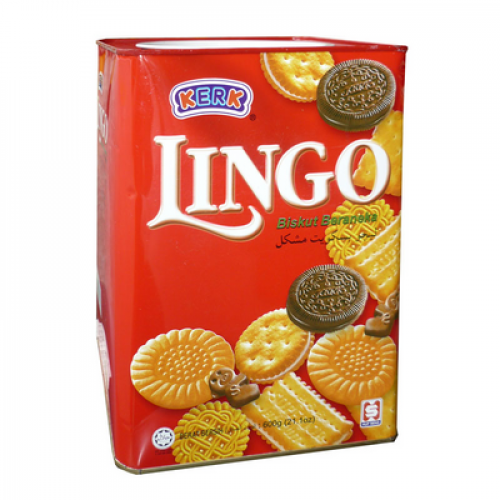 KERK LINGO ASST BISCUIT 1 x 600G