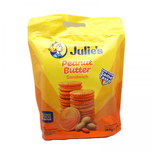 JULIE'S PEANUT BUTTER S/WICH 1X360G