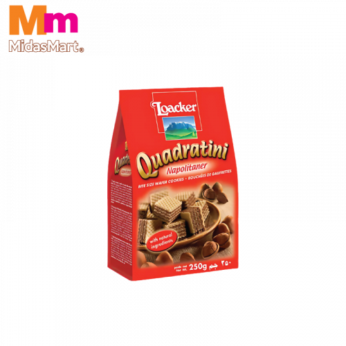Loacker Quadratini Napolitaner Biscuit 1x250g