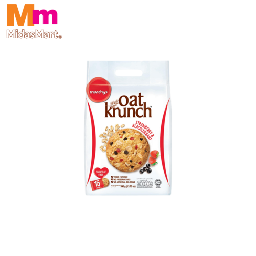 MUNCHY'S OAT KRUNCH STRAWBERRY & BLACKCURRANT SHARING PACK (390G)