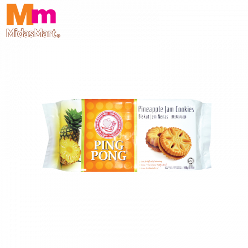 Ping Pong Pineapple Jam Biscuit 1x168g
