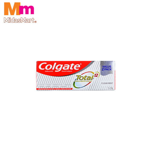 COLGATE TOTAL COOL MINT TWIN PACK (2 X 150G)