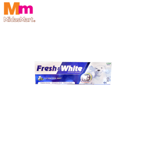 FRESH & WHITE TOOTHPASTE - EXTRA COOL MINT (225G)