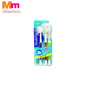 SYSTEMA FULL HEAD TOOTHBRUSH MULTIPACK (3 PIECES)