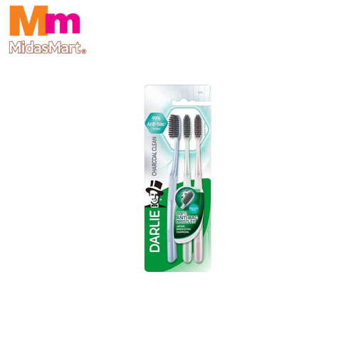 DARLIE CHARCOAL CLEAN TOOTHBRUSH VALUE PACK (3 PIECES)