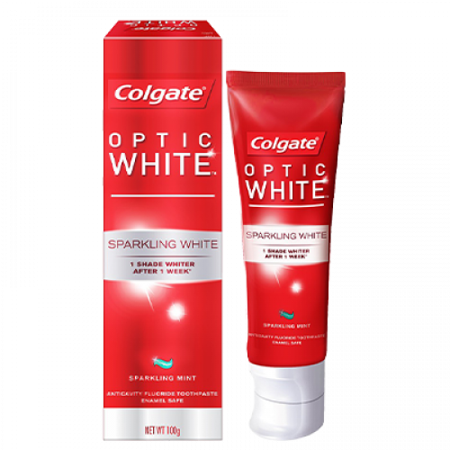 COLGATE T/PSTE OPTIC WHITE 1X100G