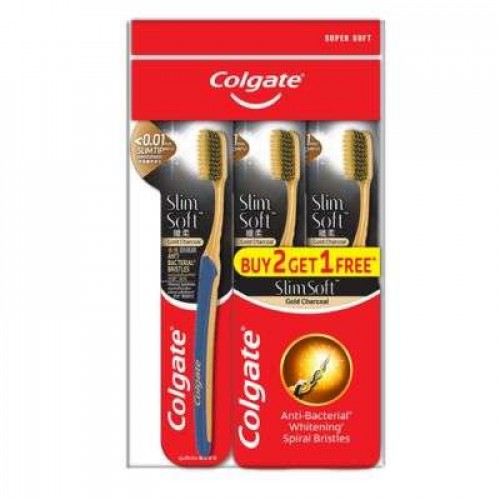 COLGATE TB SLIM S/CHARC U/SOFT 1X3'S