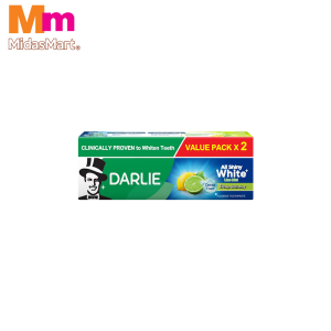 DARLIE ALL SHINY WHITE LIME MINT TOOTHPASTE (2 X 140G)
