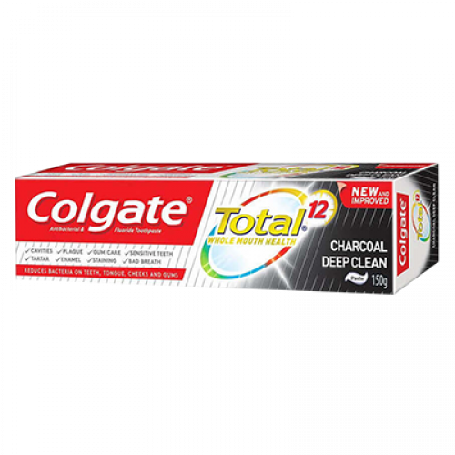 COLGATE T/PASTE TOTAL CHARC D/CLN 1X150G