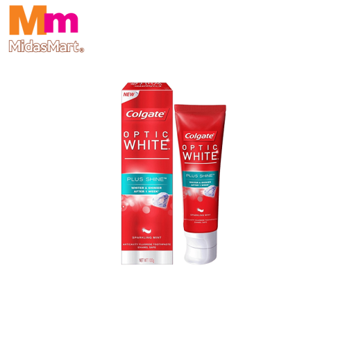 COLGATE OPTIC WHITE PLUS SHINE TOOTHPASTE (100G)