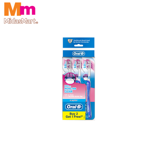 ORAL-B COMPLETE MICRO CLEAN VALUE PACK (3 PIECES)