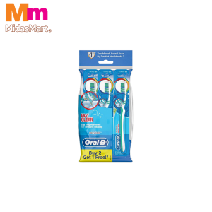 ORAL B COMPLETE EASY CLEAN SOFT TOOTHBRUSH (3 PIECES)
