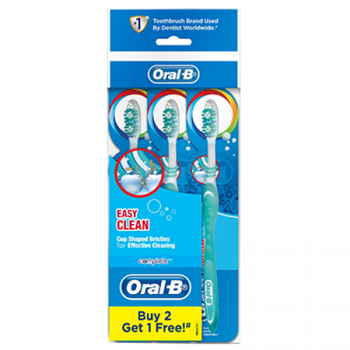 ORAL B T/B COMP EASY CLN SOFT POLY 1X3'S