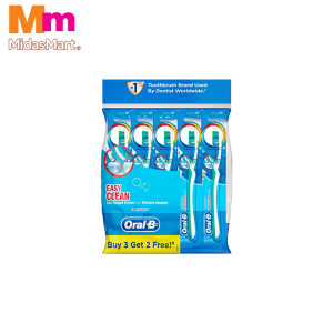 ORAL B COMPLETE EASY CLEAN SOFT TOOTHBRUSH (5 PIECES)