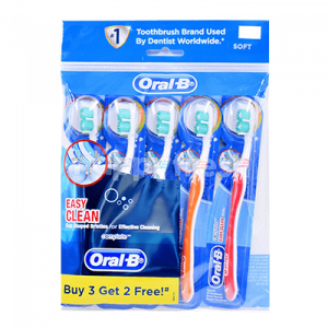 ORAL B T/B COMP EASY CLN SOFT POLY 1X5'S