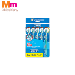 ORAL B COMPLETE EASY CLEAN MEDIUM TOOTHBRUSH (5 PIECES)