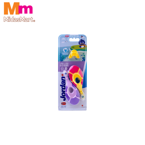 JORDAN TOOTHBRUSH KIDS STEP 1 TWIN PACK (EXTRA SOFT) (2 PIECES)