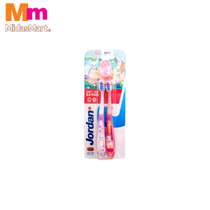 JORDAN TOOTHBRUSH KIDS STEP 3 TWIN PACK (SOFT) (2 PIECES)