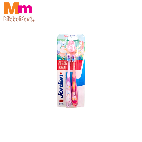 JORDAN TOOTHBRUSH KIDS STEP 3 TWIN PACK (SOFT) (2 PIECES)