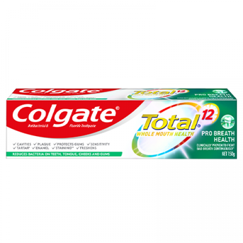 COLGATE T/PASTE TOTAL PRO B/HEALTH 1X150G