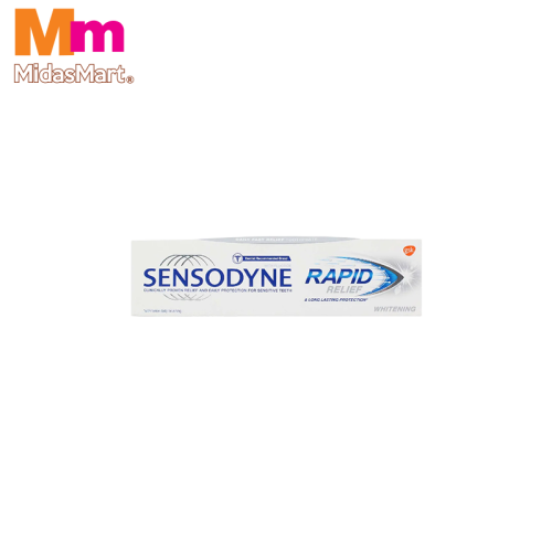 SENSODYNE RAPID RELIEF WHITENING TOOTHPASTE (100G)