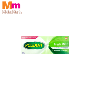 POLIDENT FRESH MINT DENTURE ADHESIVE CREAM (20G)