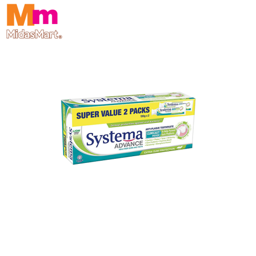 SYSTEMA EXTRA GUM PROTECTION TWIN PACK (2 X 130G)