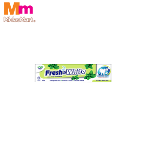 FRESH & WHITE NATURAL FRESH MINT TOOTHPASTE (160G)