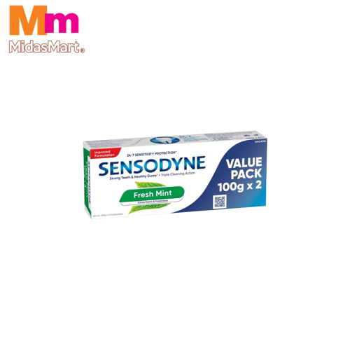 SENSODYNE TOOTHPASTE FRESH MINT (2 X 100G)