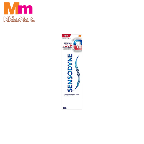 SENSODYNE SENSITIVITY & GUM WHITENING TOOTHPASTE (100G)