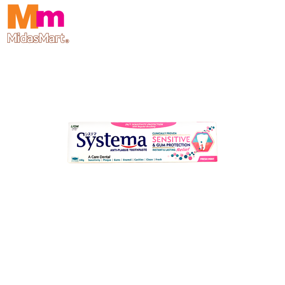 SYSTEMA TOOTHPASTE SENSITIVE FRESH MINT (100G)