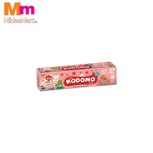 KODOMO 6+ STRAWBERRY MINT TOOTHPASTE (60G)