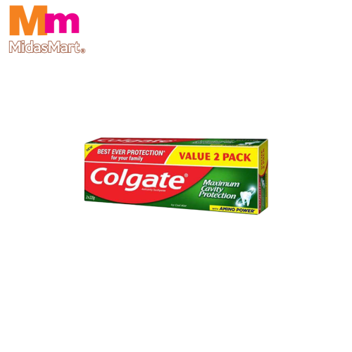 COLGATE TOOTHPASTE ICE COOL MINT (2 X 225G)