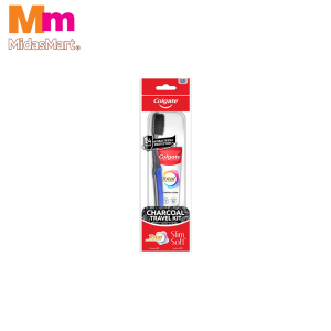 COLGATE CHARCOAL TOOTHBRUSH TRAVEL KIT