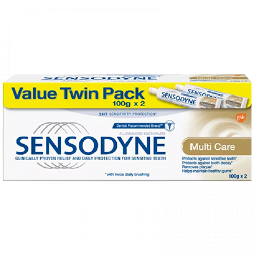 SENSODYNE T/P MULTICARE T/PACK 1X2X100G