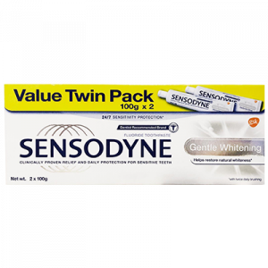 SENSODYNE TP G/WHITENING T/PACK 1X2X100G