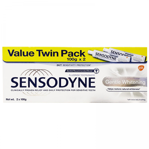 SENSODYNE TP G/WHITENING T/PACK 1X2X100G