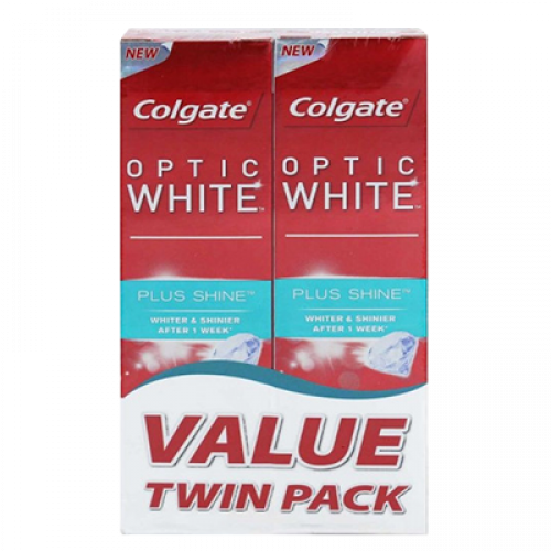 COLGATE T/P O/WHT P/SHINE T/PACK 1X2X100G