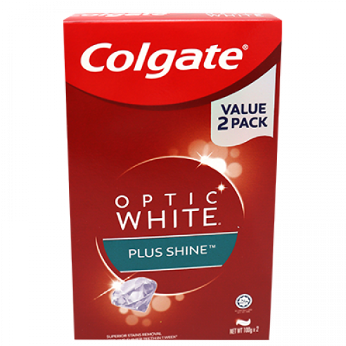 COLGATE T/P O/WHT S/MINT T/PACK 1X2X100G