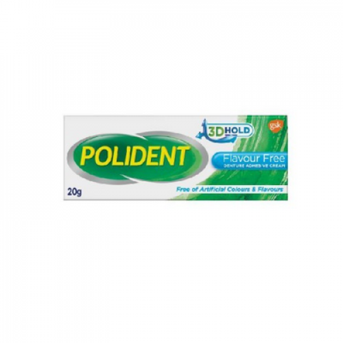 POLIDENT ADHESIVE CREAM F/FLV 1X20G