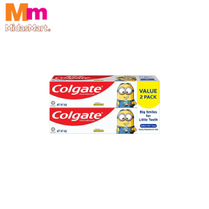 COLGATE KIDS MINIONS TOOTHPASTE TWIN PACK (2 X 40G)