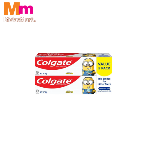 COLGATE KIDS MINIONS TOOTHPASTE TWIN PACK (2 X 40G)