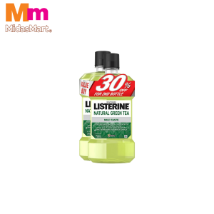 LISTERINE GREEN TEA LESS INTENSE TWIN PACK (2 X 750ML)